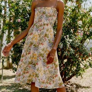 Reformation Sable Midi Dress - Countryside